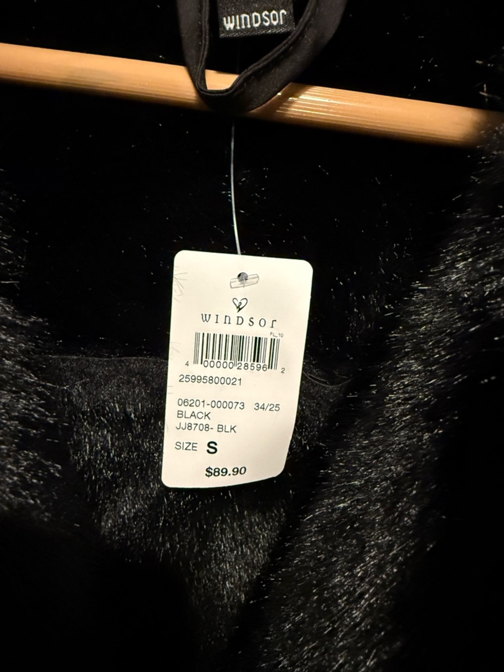 Windsor Black Leather Shearling-Trim Jacket - Picture 3 of 7